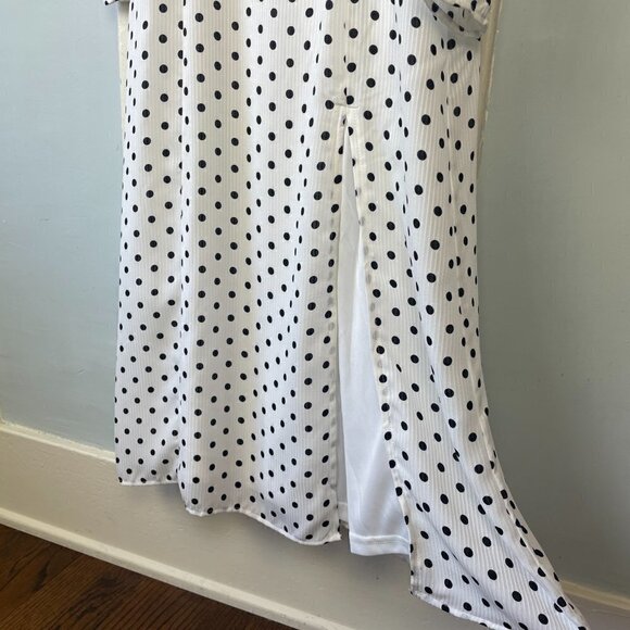 NWT Lulus Charmed and Classy Long Sleeve Polka Dot Dress - Picture 6 of 10
